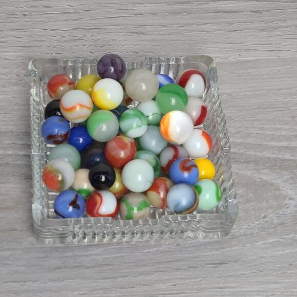 Vintage Mixed Lot 42 Marbles Some Glow - Picture 1 of 5